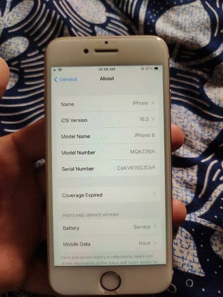 iPhone 8 64 GB Non pta  Exchange possible ha 4