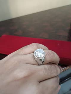 Sterling Silver (. 925) Thailand Chandi Ring like a Diamond 0