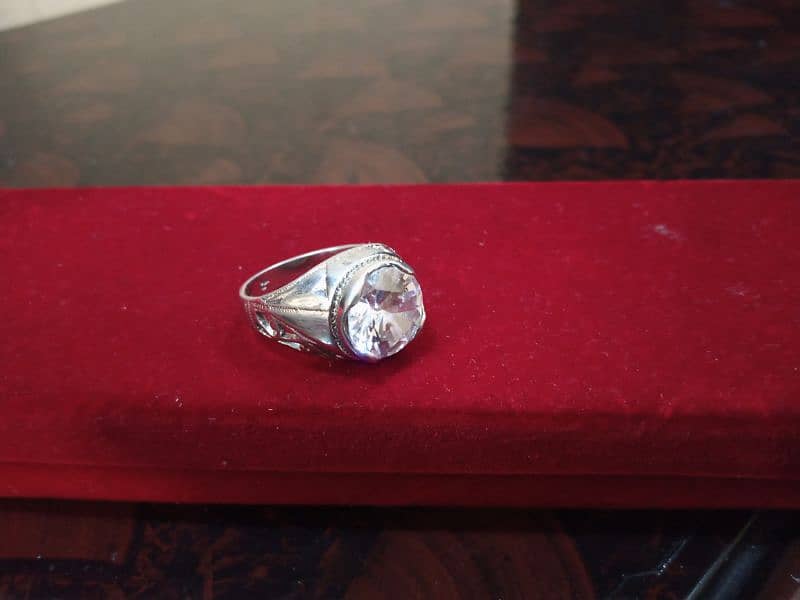 Sterling Silver (. 925) Thailand Chandi Ring like a Diamond 3