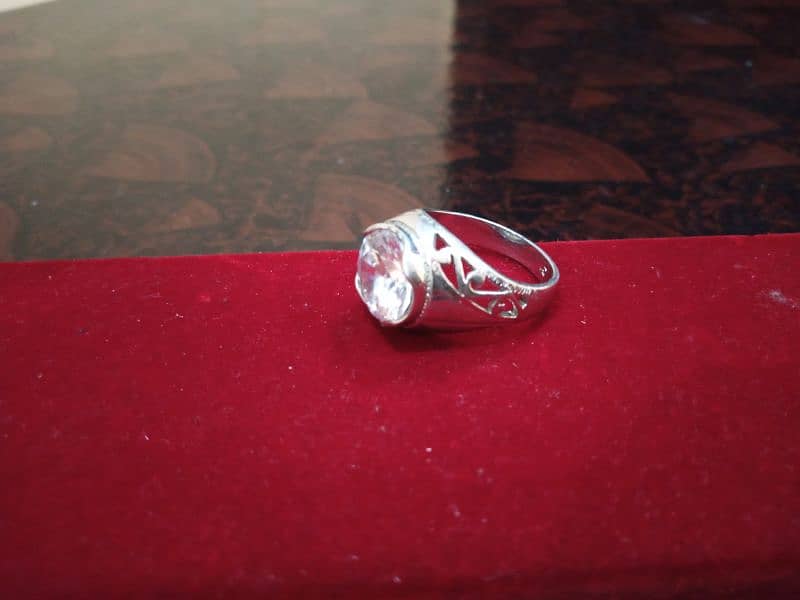 Sterling Silver (. 925) Thailand Chandi Ring like a Diamond 4