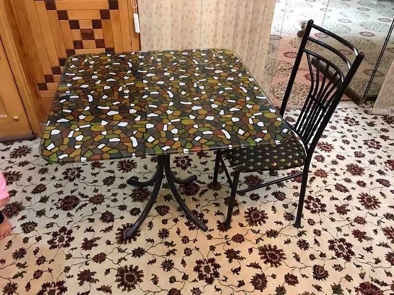 Dinning Table with 4-chairs 3