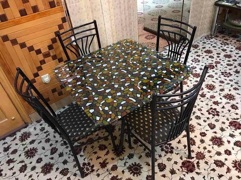 Dinning Table with 4-chairs 7