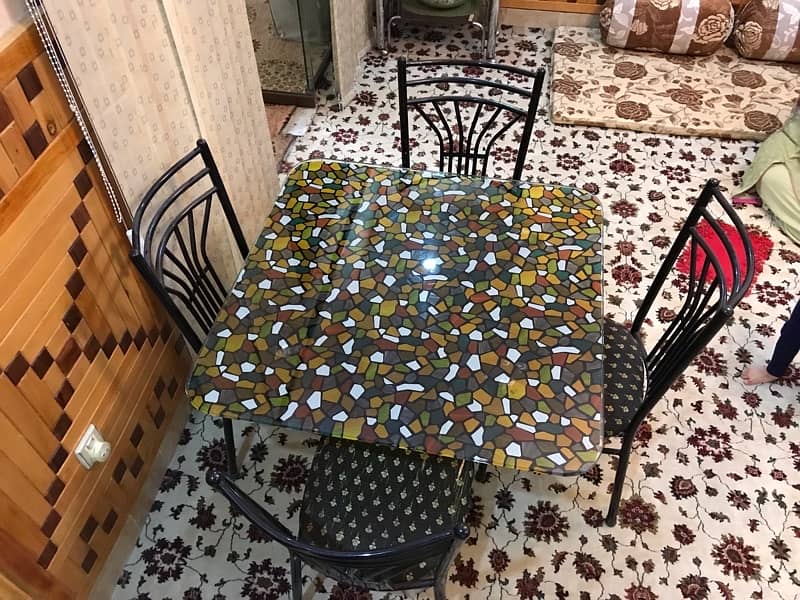 Dinning Table with 4-chairs 8