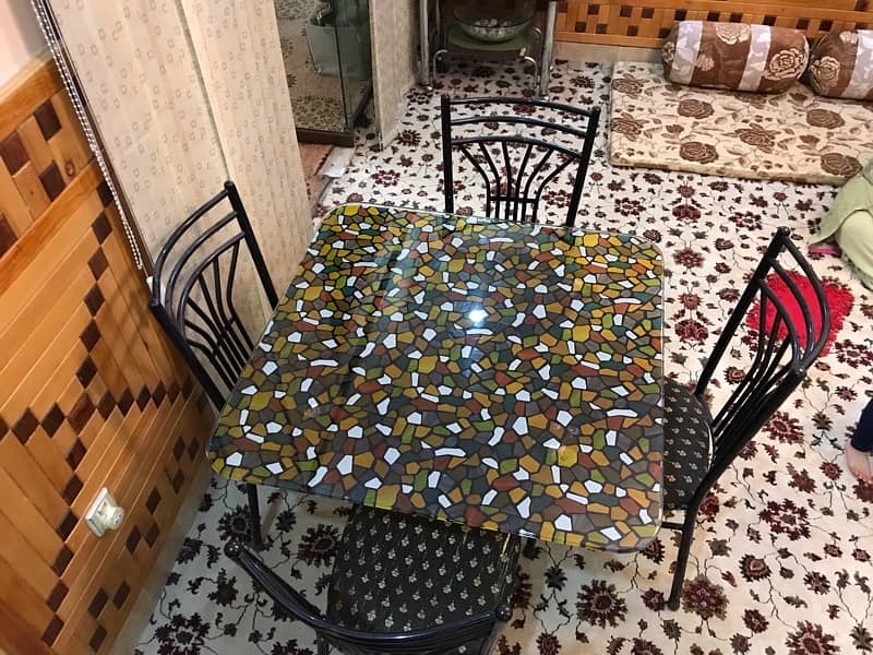 Dinning Table with 4-chairs 9