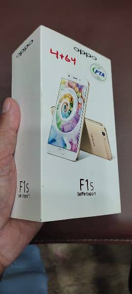 OPPO F1S  4+64 for sale with complete box 0333-4812233 5