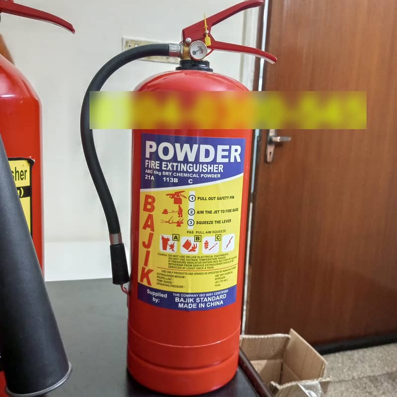 Electronics Fire Extinguishers DCP 6kg 15