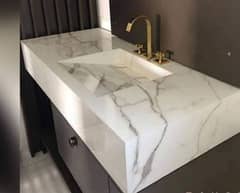 Granite vanity, washbasin for powder room, washroom 0