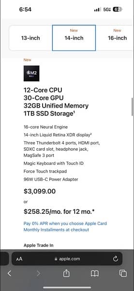 Macbook M2 Pro Max 14 inch 3
