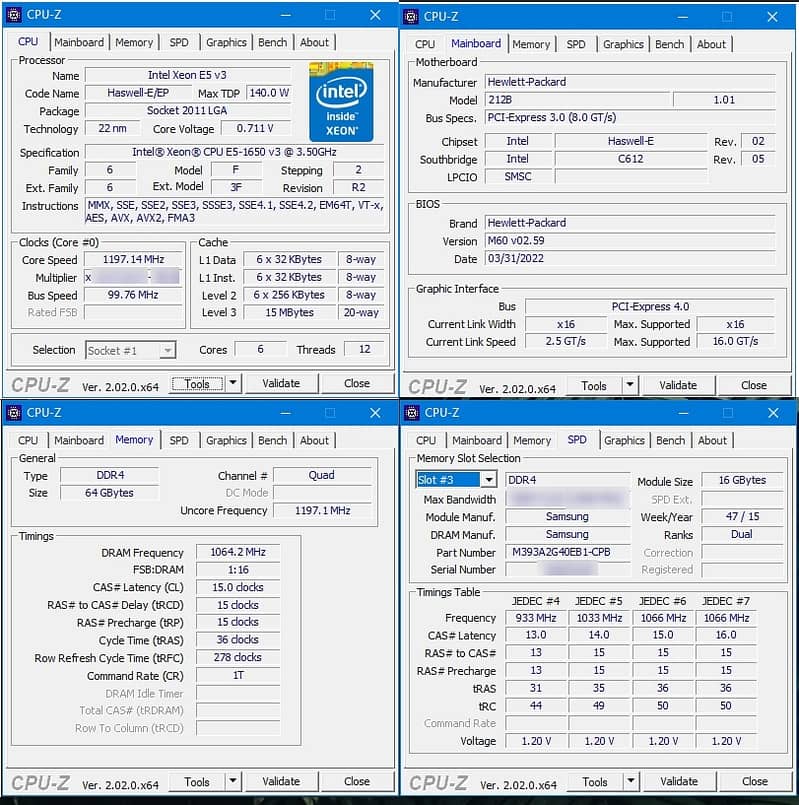 HP Z440 + RTX 3060 10