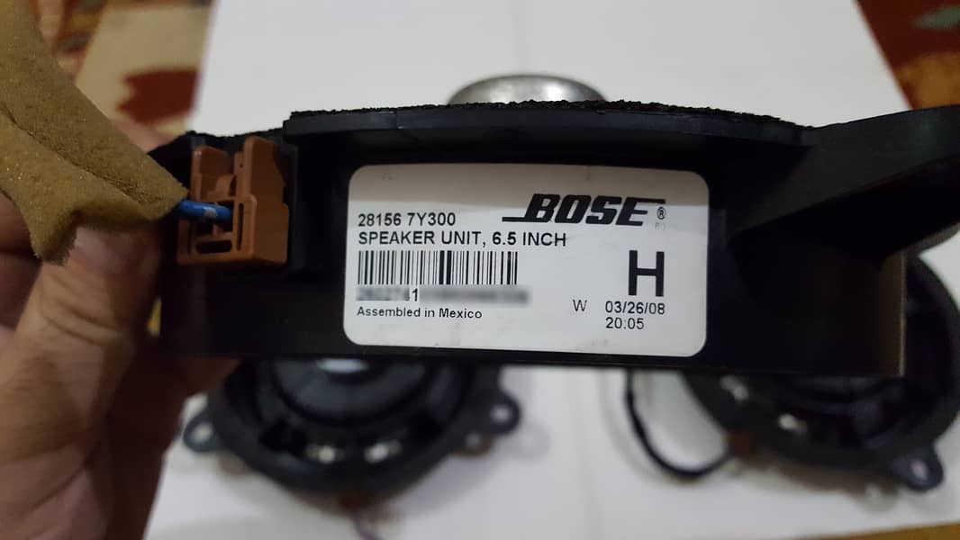 Original Imported branded BOSE Mexico Door Spekaer amp suported 6.5 13