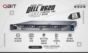 Dell R620 Server Dual Xeon E5 2620 32GB RAM 3x 600GB SAS RAID 750W PSU