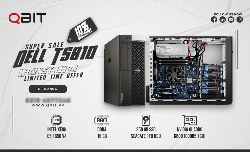Dell R620 Server Dual Xeon E5 2620 32GB RAM 3x 600GB SAS RAID 750W PSU 11