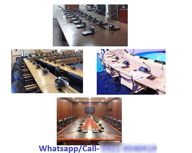 Conference System Wireless, Wireless Meeting Solution, Audio Video Mic 2