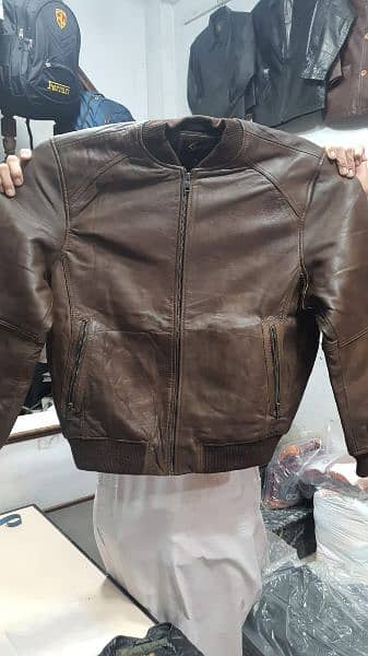 leather jacket all size available also made on order