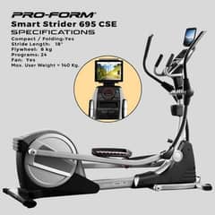 Sami commercial pro form usa elliptical  gum and fitness machine