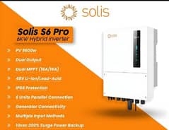 Solis S6 Pro Hybrid 6 KW & 8KW IP66 solar inverters 0