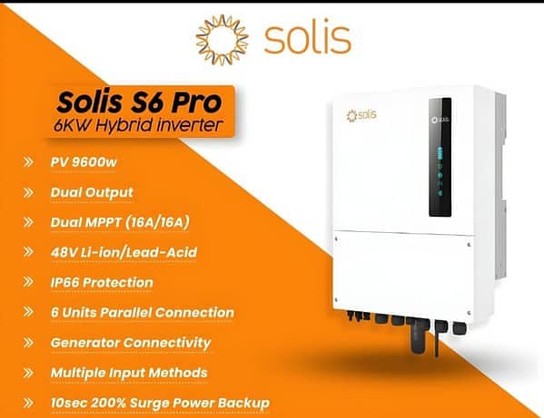 KWSolis S6 Pro Hybrid 6 KW & 8KW 0