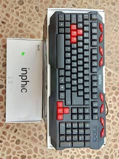 INPHIC V610 USB Wired Full Size Keyboard With 112 Silent Keys