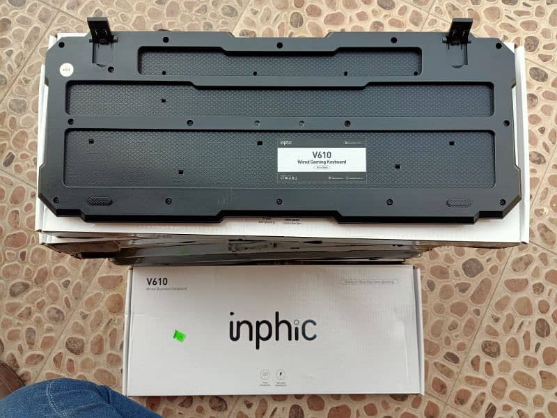INPHIC V610 USB Wired Full Size Keyboard With 112 Silent Keys 6