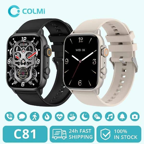 Colmi C81 amoled display smart watch, with always on display 2
