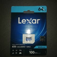 Brand new packed 64 GB SD card 5 year warranty