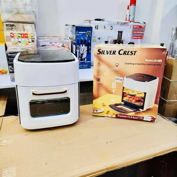 SILVER CREST NEW 15 LITER LARGE AIR FRYER OVEN TOUCH DISPLAY AIRFRYER 3