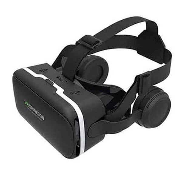 Shinecon 6 Generations 3D VR Glasses Headset With Earphones 0