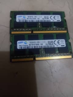Samsung 8GB DDR3 PC3  1600 BUS Laptop RAM