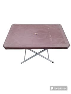 Plastic folding table Brown and Chocolate 0