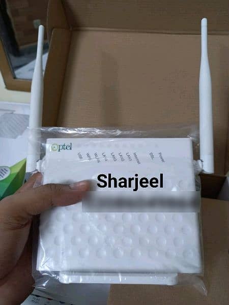 Ptcl Vdsl 2 Modem+Router 300mbps Usb Suported Long Wifi Range Fast Net 0