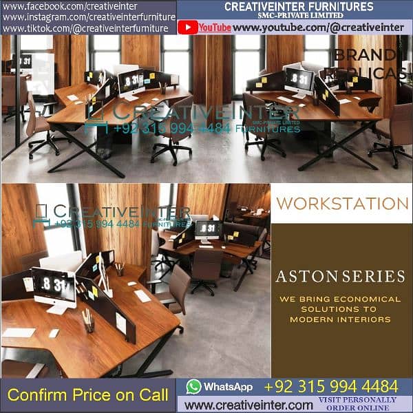 4 person 2 person workstation office Table chair meeting Desk Conferen 2