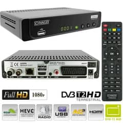 Schwaiger DVB-T2 HD Receiver Freenet TV HDMI USB Scart lan Full HD