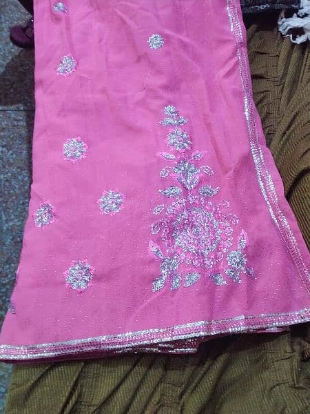 Saree pink color 0