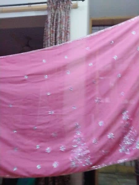 Saree pink color 2
