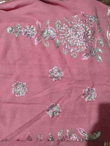 Saree pink color 6