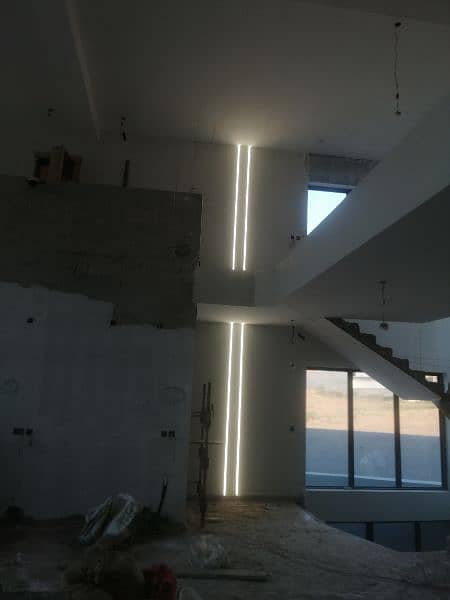 linear profile light media wall rope light 3