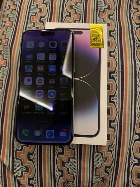 IPhone 14 Pro Max 256gb purple like new marcentile iwarranty non pta 4