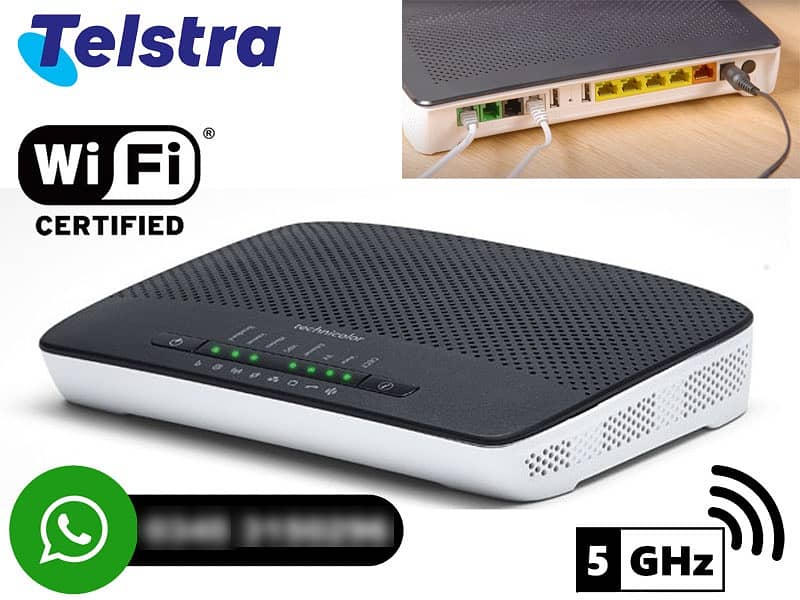 Telstra Dual Band Wifi 5Ghz Router 0