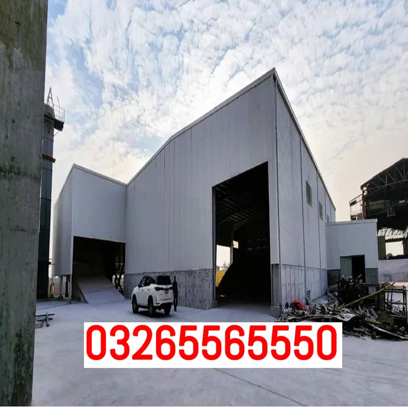 prefabricated buildings and steel structure Industrial Sheds 0