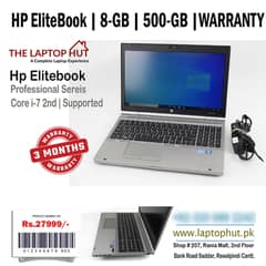 Hp 8560p | Core i7 supported | 8-GB Ram | 500-GB HDD | 3 Month Waranty
