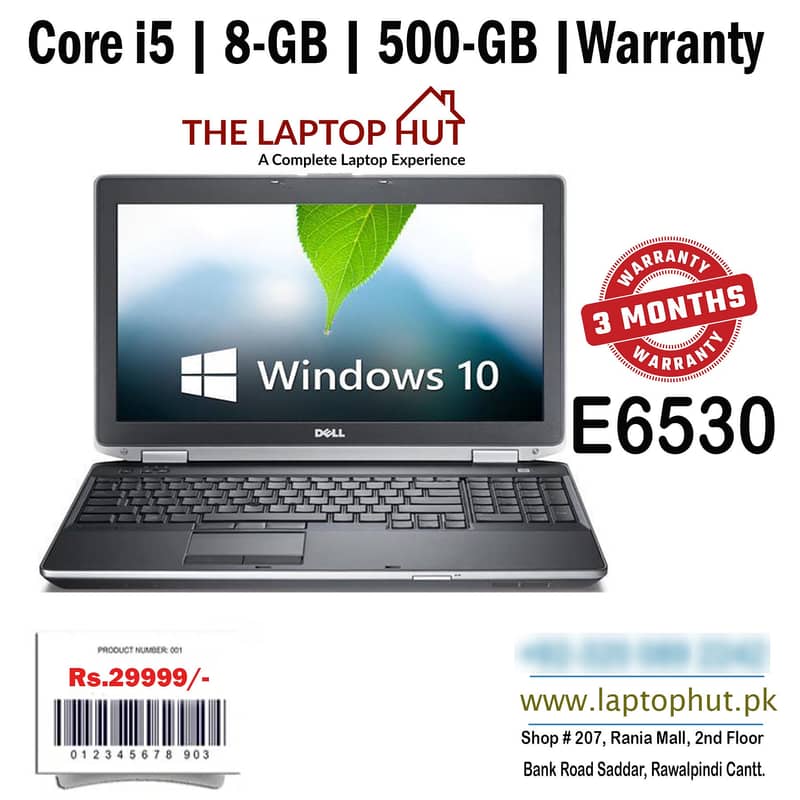 Hp 8560p | Core i7 supported | 8-GB Ram | 500-GB HDD | 3 Month Waranty 3