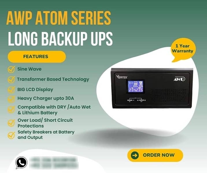 PURE COPPER PLUS BUILTIN AVR AND TRANSFORMER BASED UPS 2