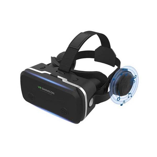 Shinecon 6 Generations 3D VR Glasses Headset With Earphones* 2
