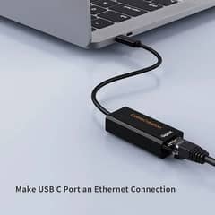CableCreation USB 3.0 Type C to Ethernet Adapter 0