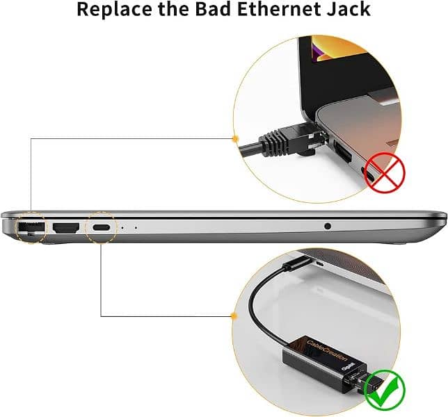 CableCreation USB 3.0 Type C to Ethernet Adapter 5