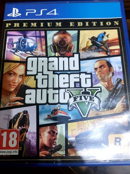GTA5 for ps4 in good condition 0