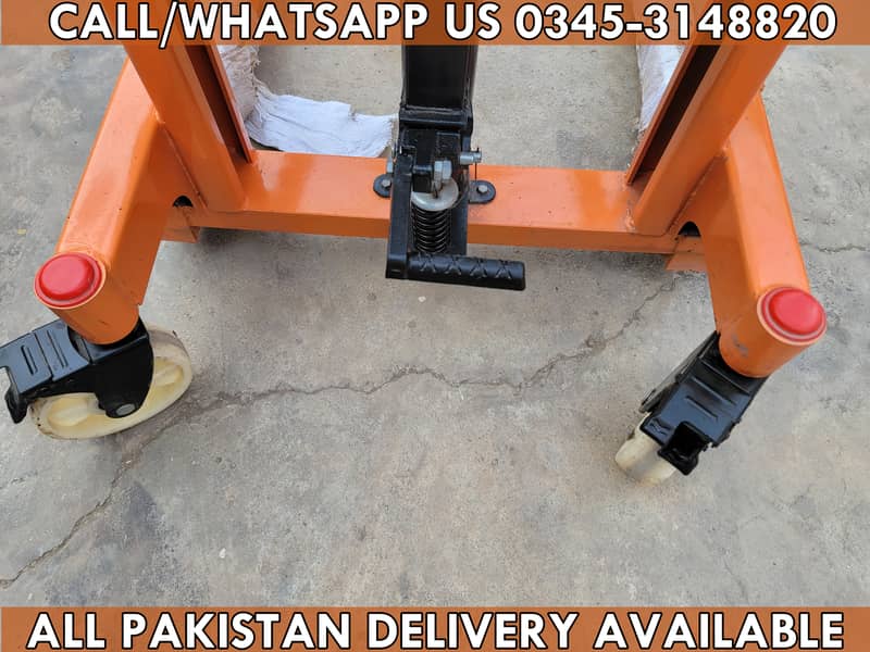 Manual Drum Stacker Lifter Drum Tilter for Sale in Karachi Pak 3