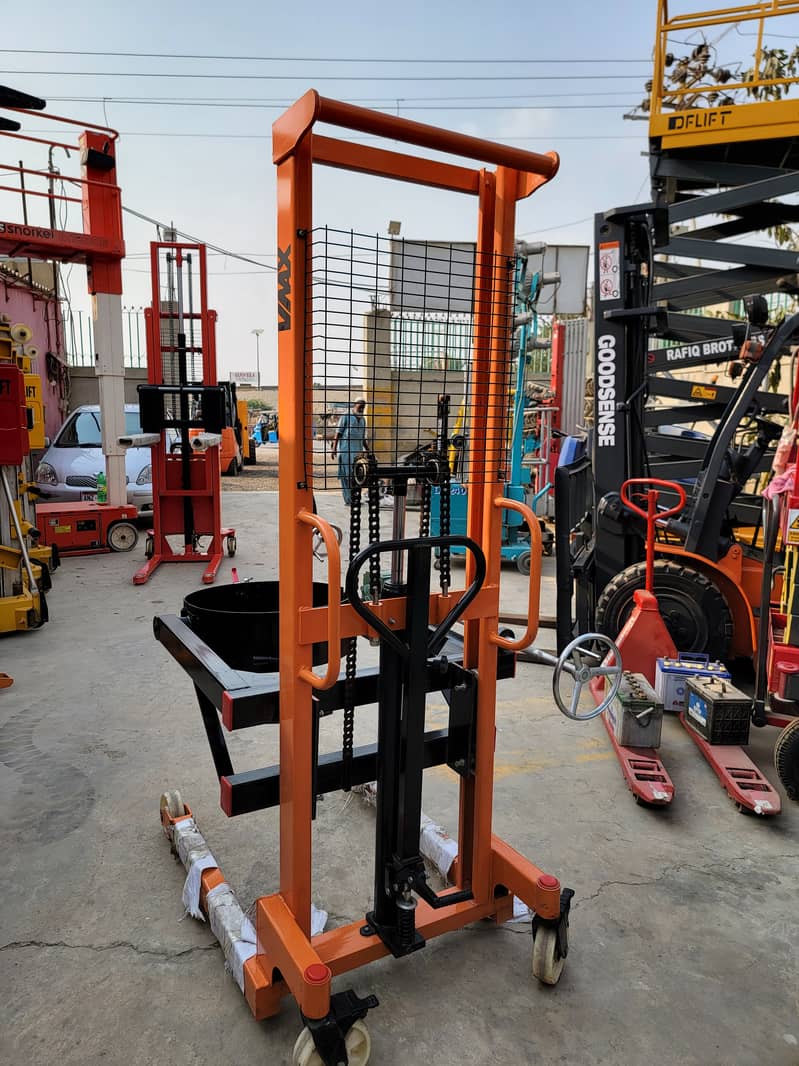 Manual Drum Stacker Lifter Drum Tilter for Sale in Karachi Pak 16