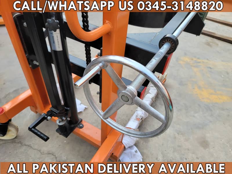 450 Kg Manual Drum Stacker Lifter Drum Tilter for Sale in Karachi Pak 2