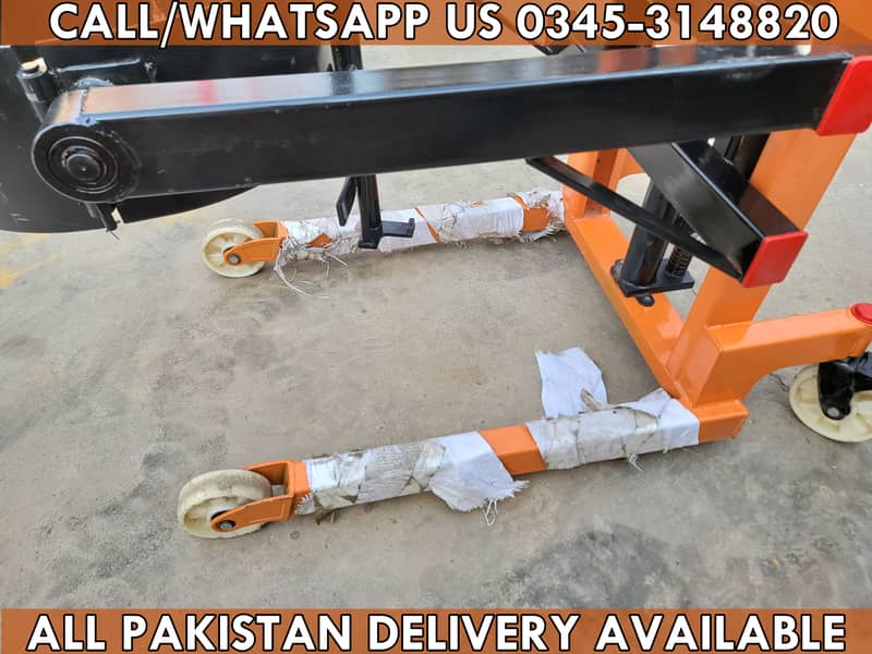 450 Kg Manual Drum Stacker Lifter Drum Tilter for Sale in Karachi Pak 10